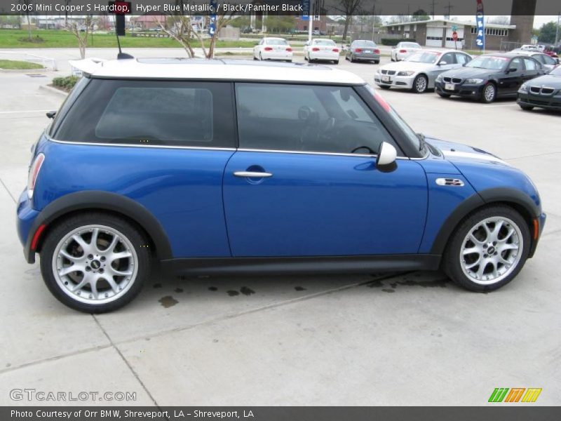 Hyper Blue Metallic / Black/Panther Black 2006 Mini Cooper S Hardtop