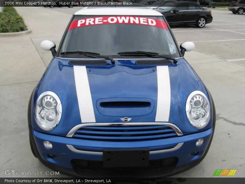 Hyper Blue Metallic / Black/Panther Black 2006 Mini Cooper S Hardtop