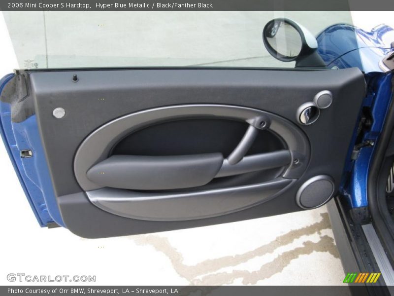 Hyper Blue Metallic / Black/Panther Black 2006 Mini Cooper S Hardtop