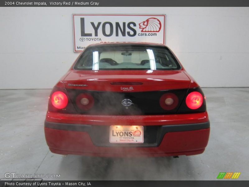 Victory Red / Medium Gray 2004 Chevrolet Impala