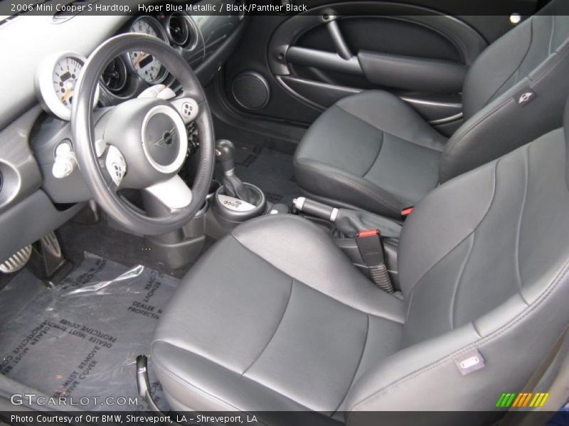 Hyper Blue Metallic / Black/Panther Black 2006 Mini Cooper S Hardtop