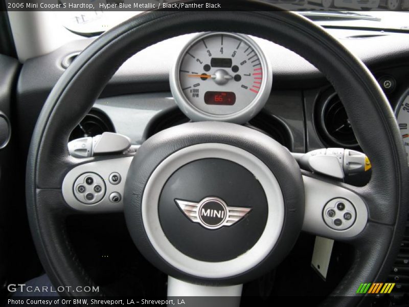 Hyper Blue Metallic / Black/Panther Black 2006 Mini Cooper S Hardtop