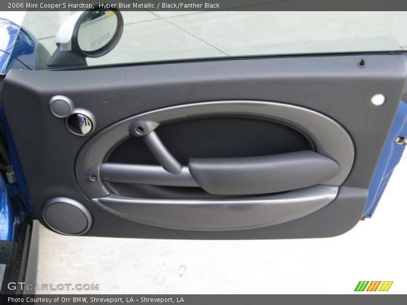 Hyper Blue Metallic / Black/Panther Black 2006 Mini Cooper S Hardtop