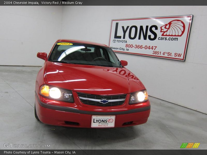 Victory Red / Medium Gray 2004 Chevrolet Impala