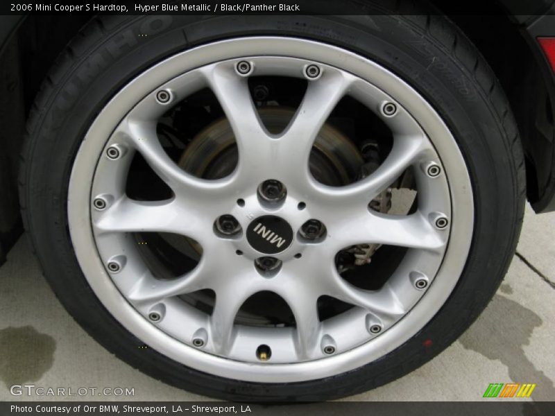 Hyper Blue Metallic / Black/Panther Black 2006 Mini Cooper S Hardtop