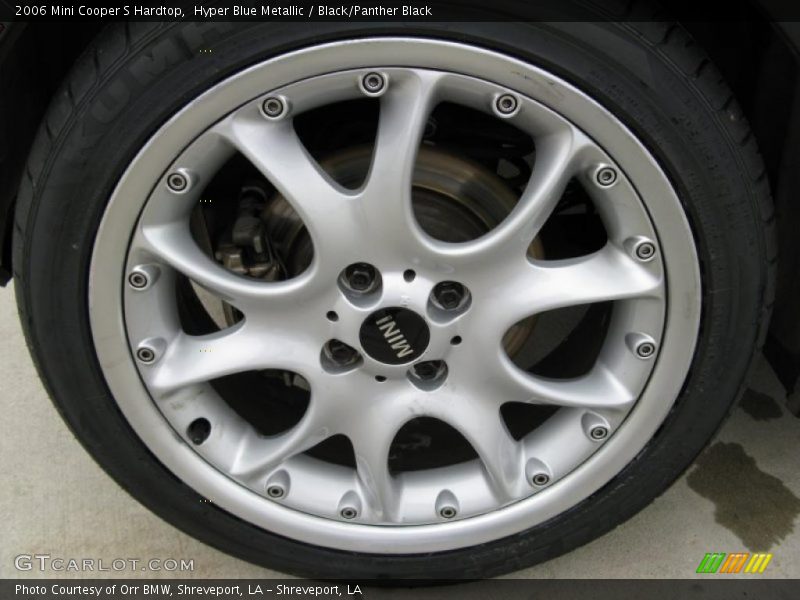 Hyper Blue Metallic / Black/Panther Black 2006 Mini Cooper S Hardtop