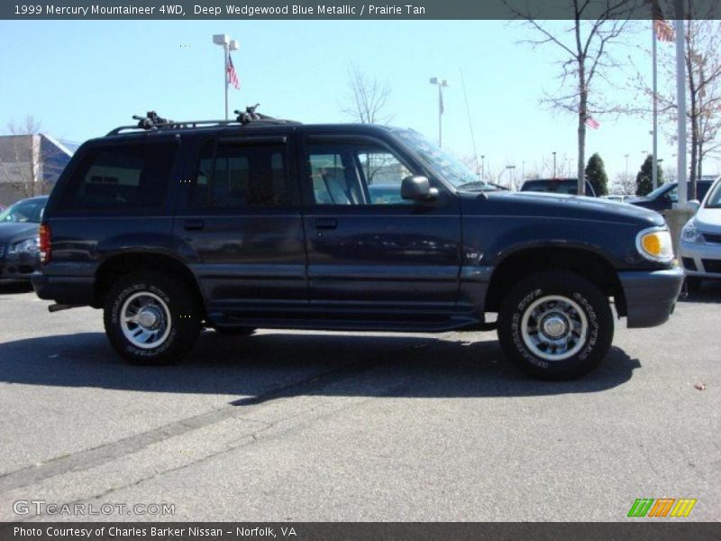 Deep Wedgewood Blue Metallic / Prairie Tan 1999 Mercury Mountaineer 4WD