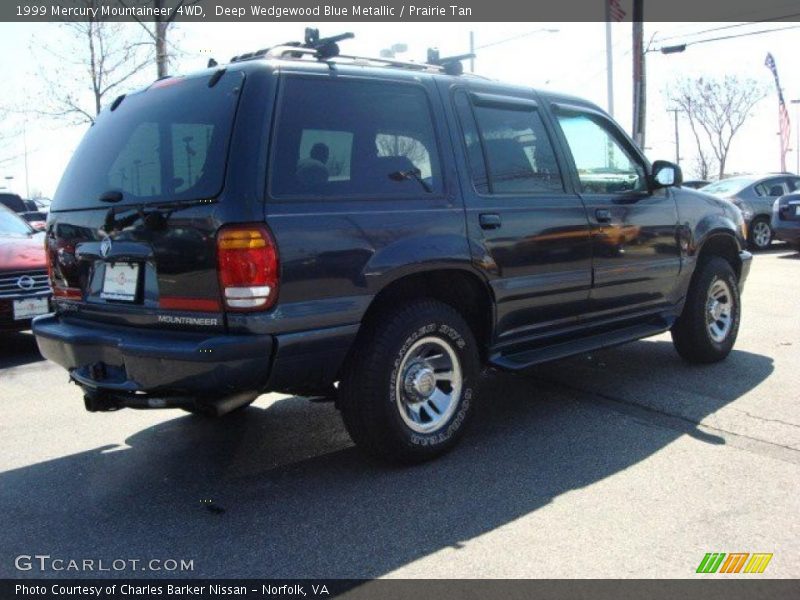 Deep Wedgewood Blue Metallic / Prairie Tan 1999 Mercury Mountaineer 4WD
