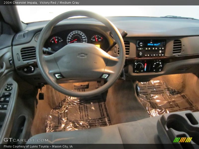 Victory Red / Medium Gray 2004 Chevrolet Impala