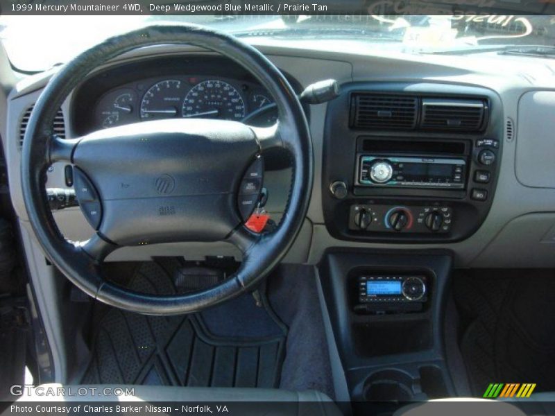 Deep Wedgewood Blue Metallic / Prairie Tan 1999 Mercury Mountaineer 4WD
