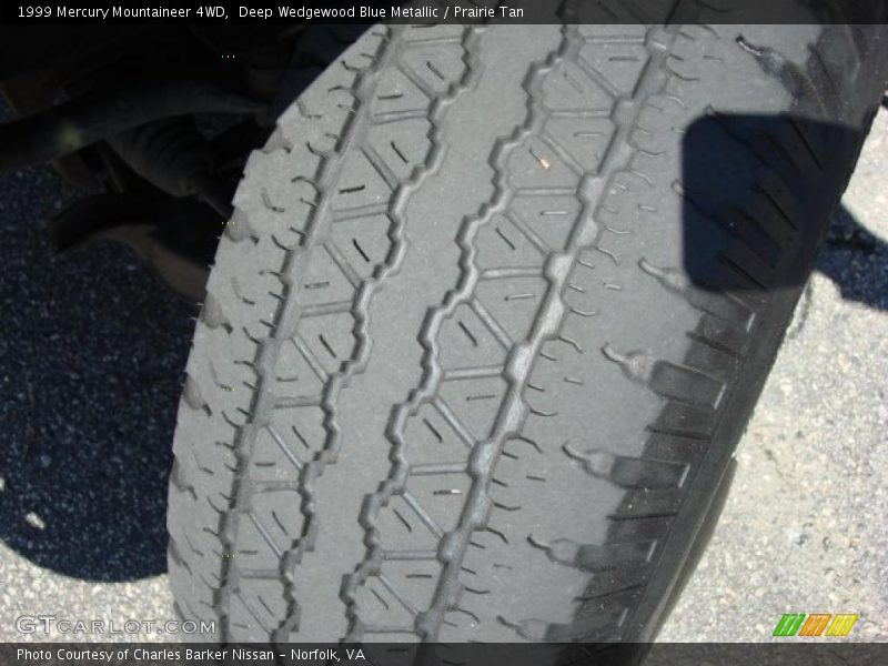 Deep Wedgewood Blue Metallic / Prairie Tan 1999 Mercury Mountaineer 4WD