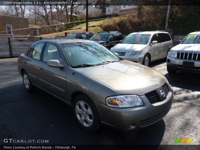 Bronze Shimmer / Taupe 2004 Nissan Sentra 1.8 S