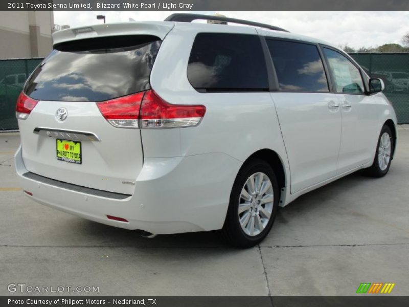  2011 Sienna Limited Blizzard White Pearl