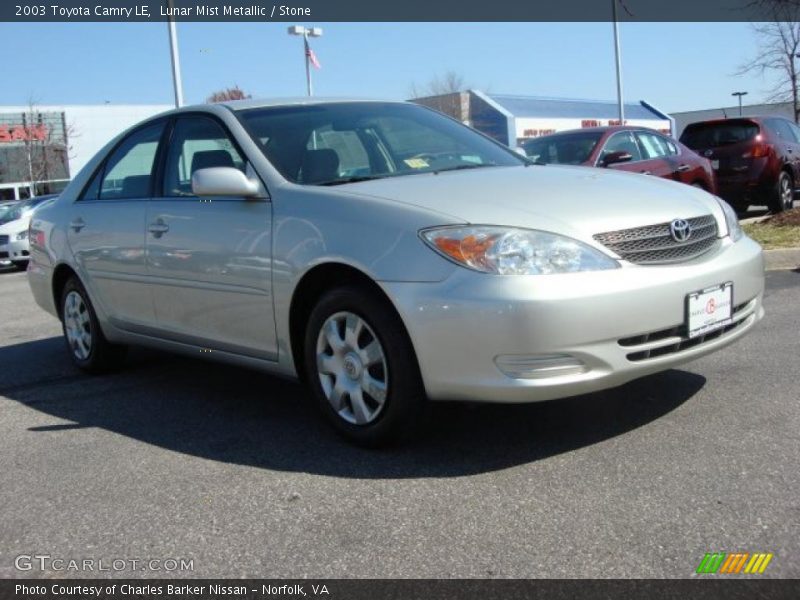 Lunar Mist Metallic / Stone 2003 Toyota Camry LE