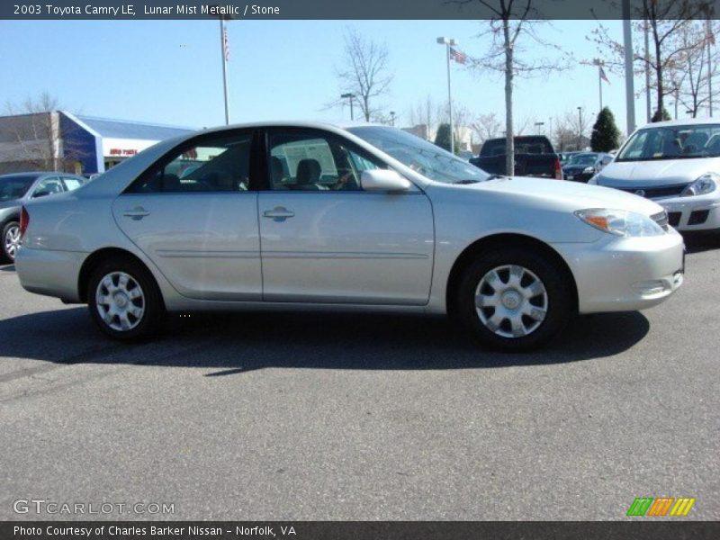 Lunar Mist Metallic / Stone 2003 Toyota Camry LE