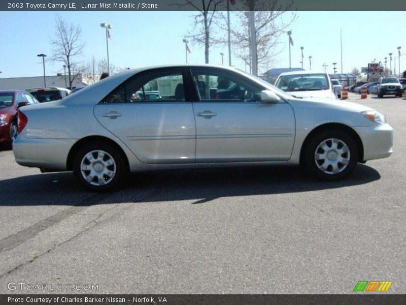 Lunar Mist Metallic / Stone 2003 Toyota Camry LE