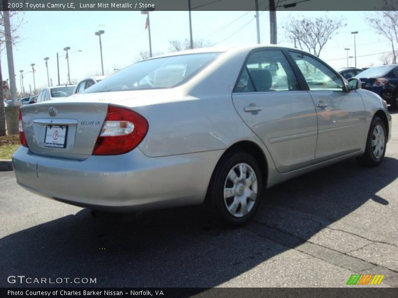 Lunar Mist Metallic / Stone 2003 Toyota Camry LE