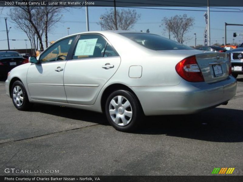 Lunar Mist Metallic / Stone 2003 Toyota Camry LE