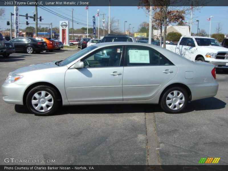 Lunar Mist Metallic / Stone 2003 Toyota Camry LE
