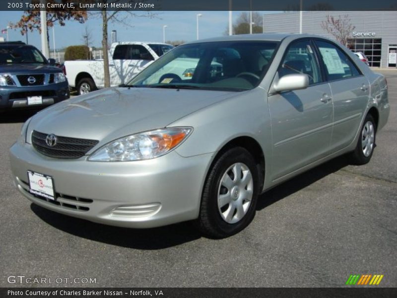 Lunar Mist Metallic / Stone 2003 Toyota Camry LE