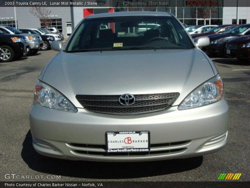 Lunar Mist Metallic / Stone 2003 Toyota Camry LE