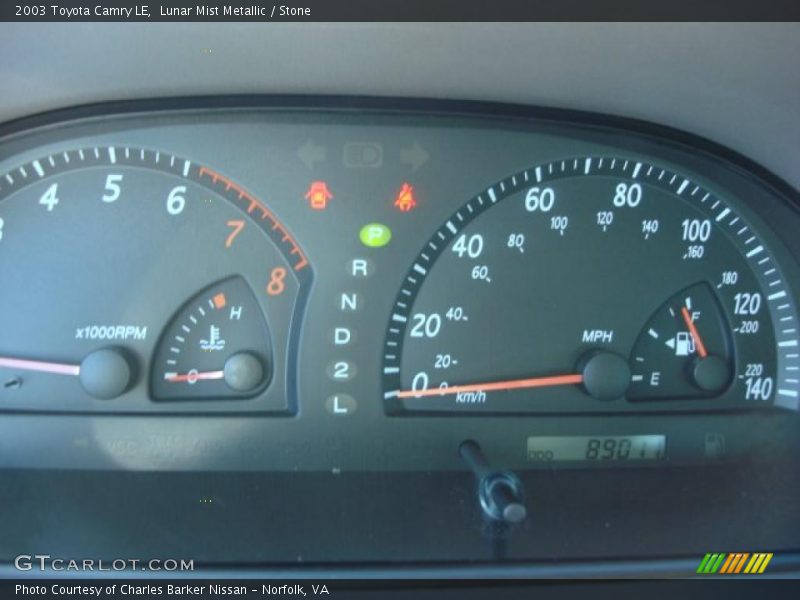 Lunar Mist Metallic / Stone 2003 Toyota Camry LE