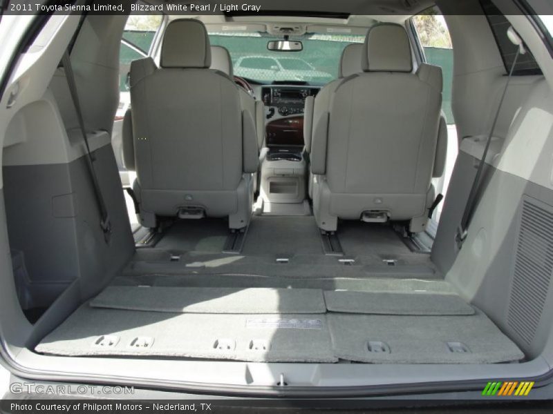  2011 Sienna Limited Light Gray Interior