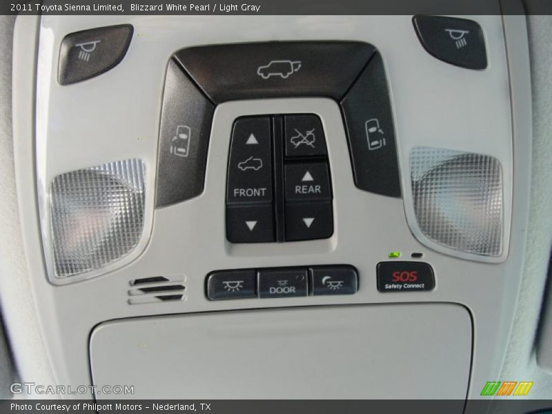 Controls of 2011 Sienna Limited