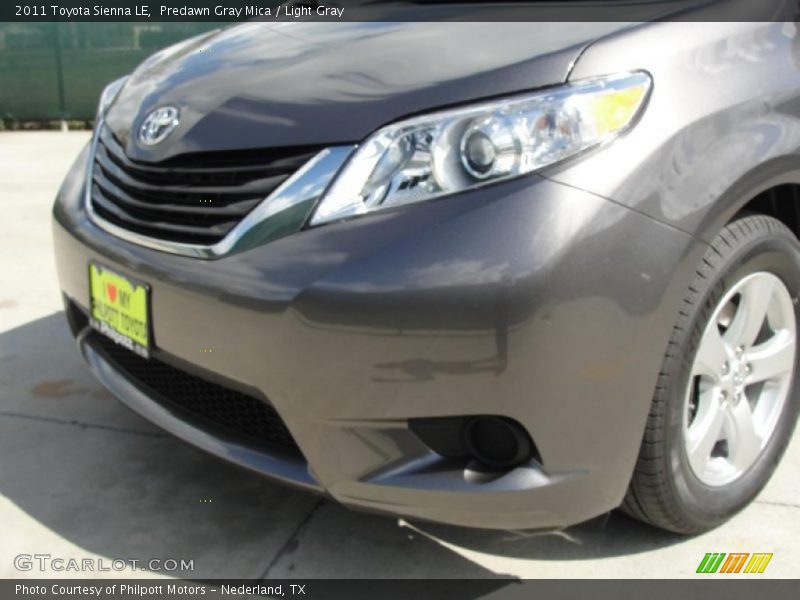 Predawn Gray Mica / Light Gray 2011 Toyota Sienna LE