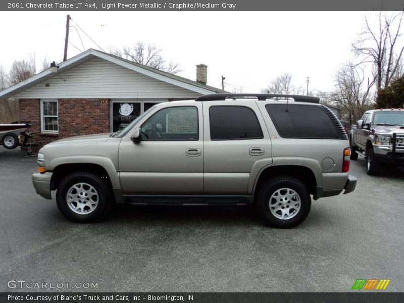 Light Pewter Metallic / Graphite/Medium Gray 2001 Chevrolet Tahoe LT 4x4