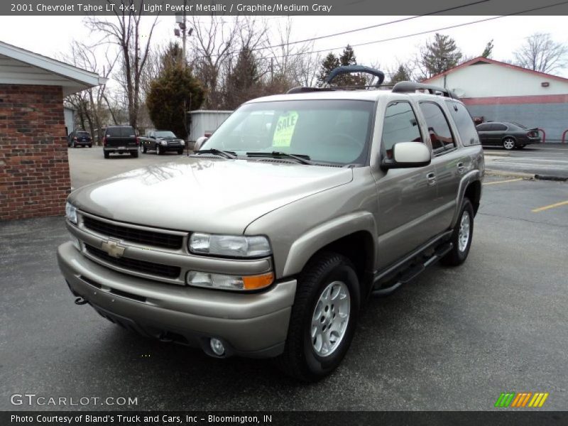 Light Pewter Metallic / Graphite/Medium Gray 2001 Chevrolet Tahoe LT 4x4