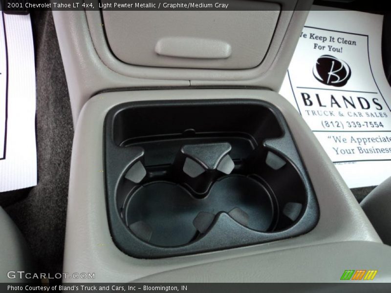 Light Pewter Metallic / Graphite/Medium Gray 2001 Chevrolet Tahoe LT 4x4