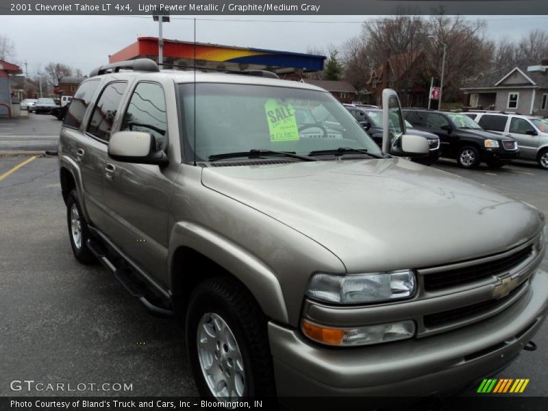 Light Pewter Metallic / Graphite/Medium Gray 2001 Chevrolet Tahoe LT 4x4