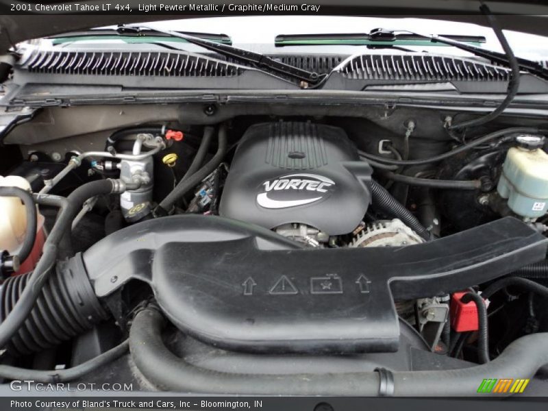 Light Pewter Metallic / Graphite/Medium Gray 2001 Chevrolet Tahoe LT 4x4