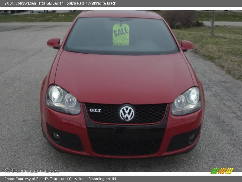 Salsa Red / Anthracite Black 2006 Volkswagen Jetta GLI Sedan