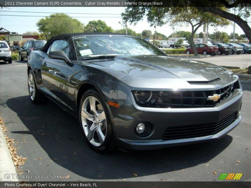  2011 Camaro SS/RS Convertible Cyber Gray Metallic