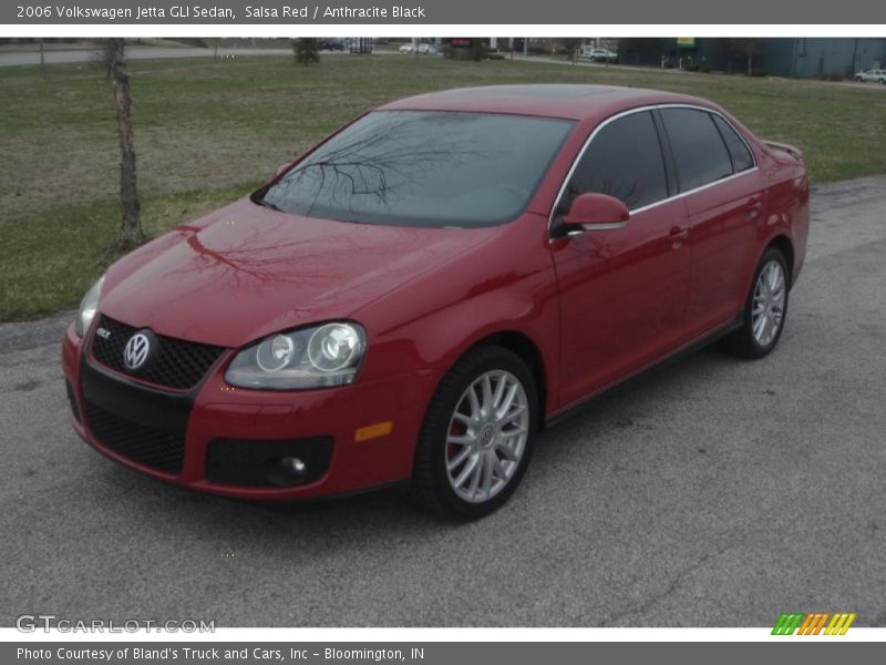 Salsa Red / Anthracite Black 2006 Volkswagen Jetta GLI Sedan