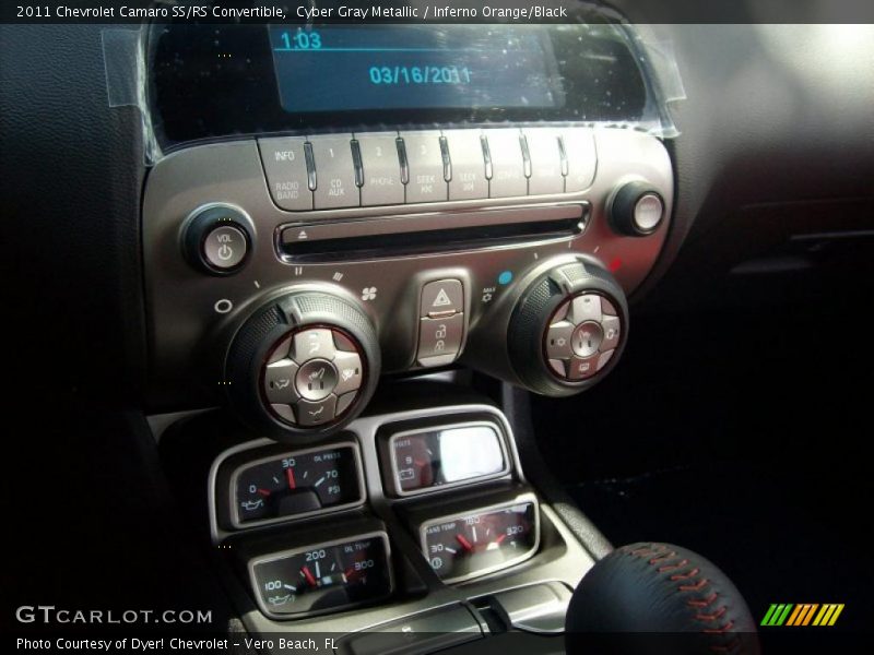 Controls of 2011 Camaro SS/RS Convertible