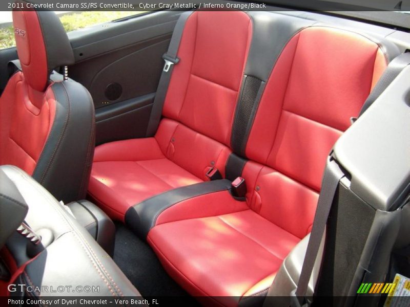  2011 Camaro SS/RS Convertible Inferno Orange/Black Interior