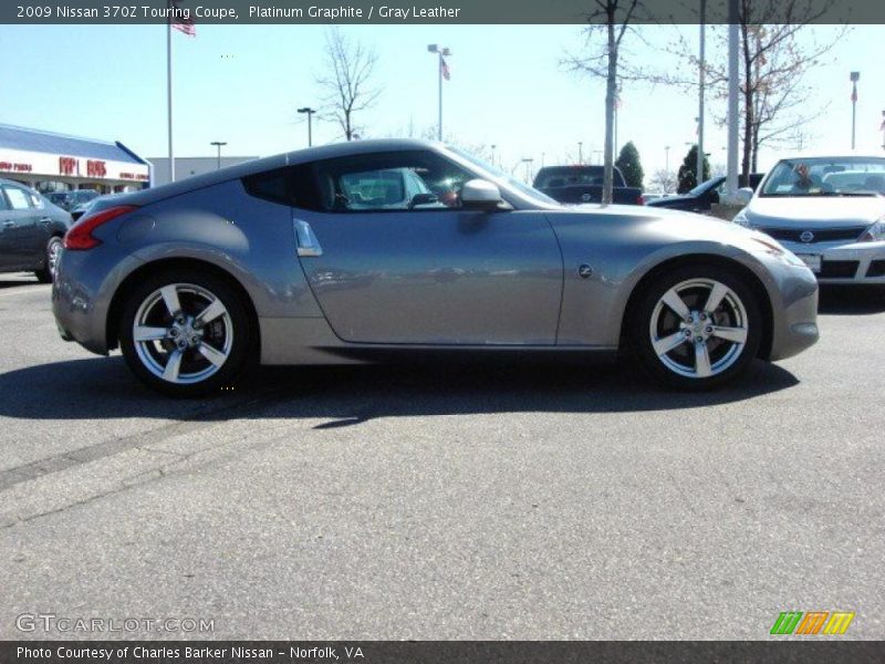 Platinum Graphite / Gray Leather 2009 Nissan 370Z Touring Coupe