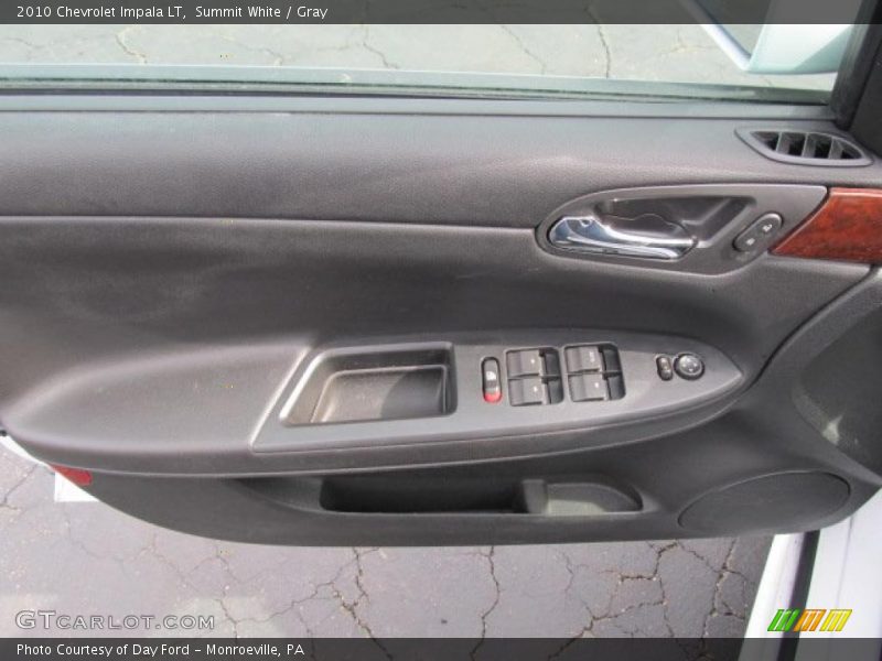 Summit White / Gray 2010 Chevrolet Impala LT