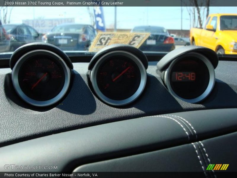 Platinum Graphite / Gray Leather 2009 Nissan 370Z Touring Coupe