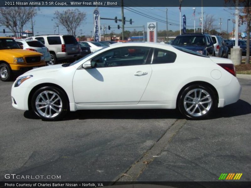  2011 Altima 3.5 SR Coupe Winter Frost White