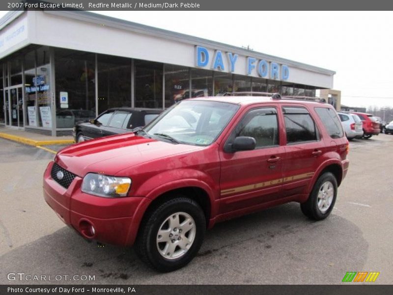 Redfire Metallic / Medium/Dark Pebble 2007 Ford Escape Limited