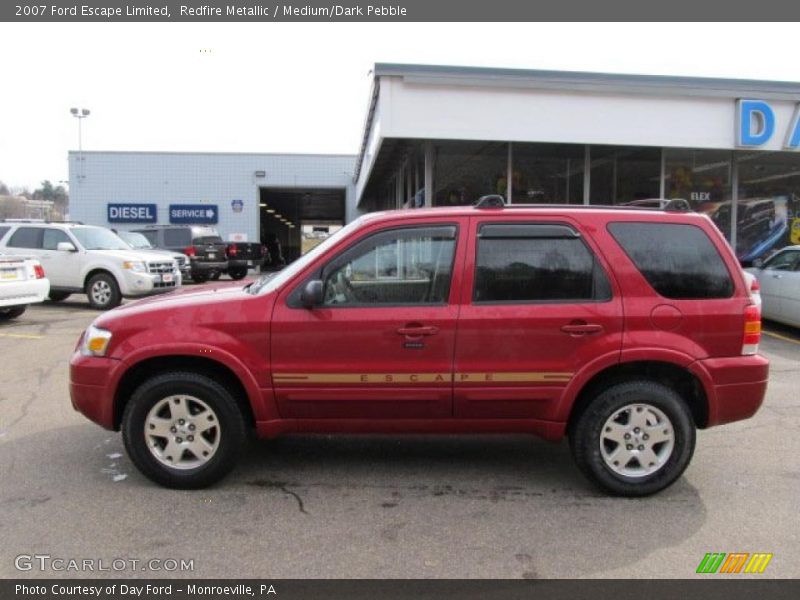 Redfire Metallic / Medium/Dark Pebble 2007 Ford Escape Limited