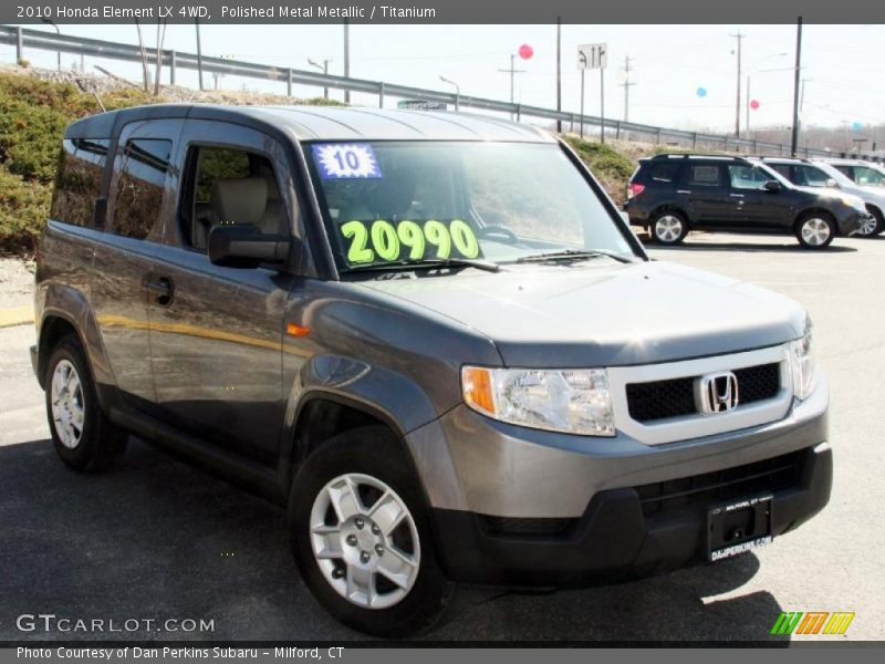 Polished Metal Metallic / Titanium 2010 Honda Element LX 4WD