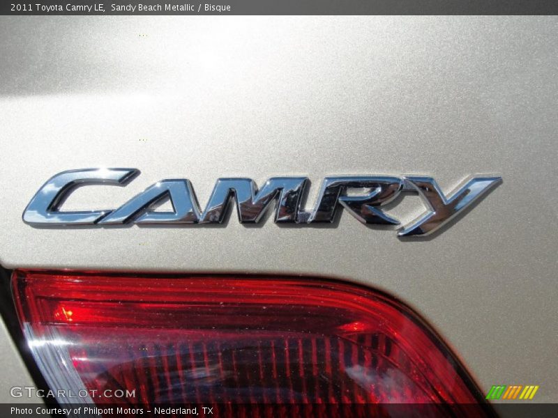 Sandy Beach Metallic / Bisque 2011 Toyota Camry LE