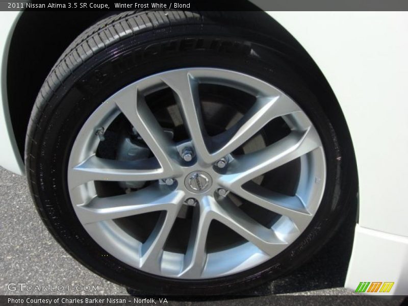 Winter Frost White / Blond 2011 Nissan Altima 3.5 SR Coupe