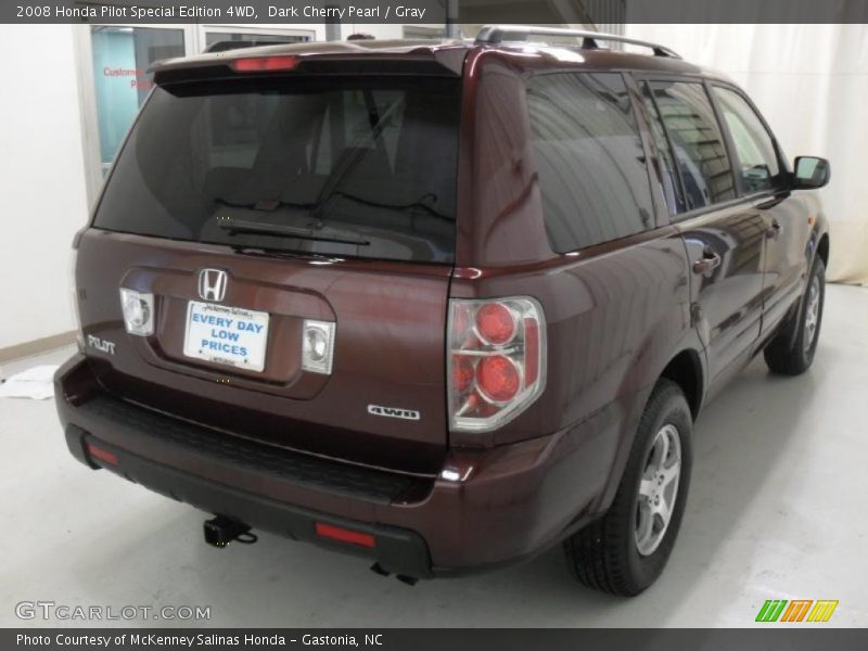 Dark Cherry Pearl / Gray 2008 Honda Pilot Special Edition 4WD