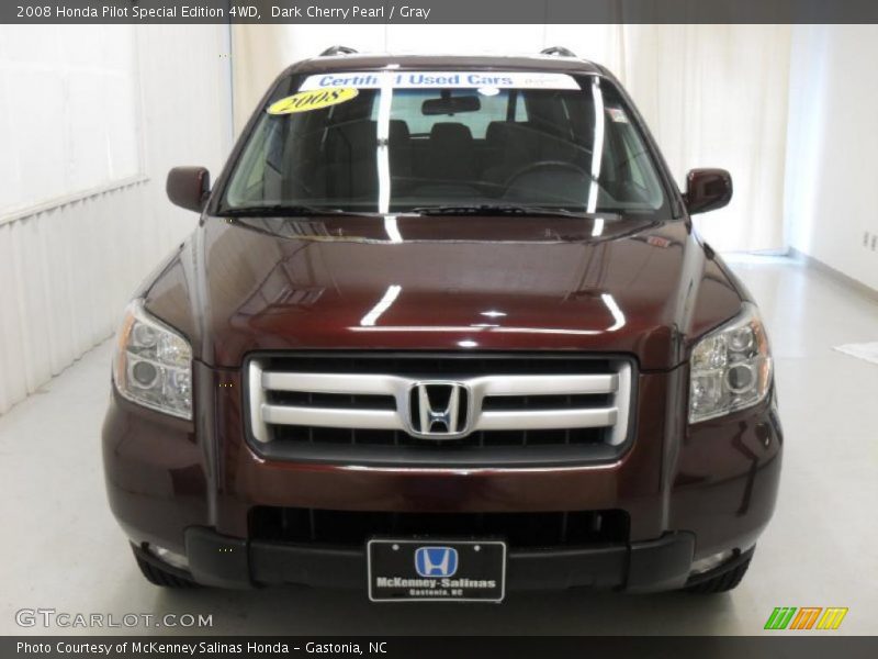 Dark Cherry Pearl / Gray 2008 Honda Pilot Special Edition 4WD